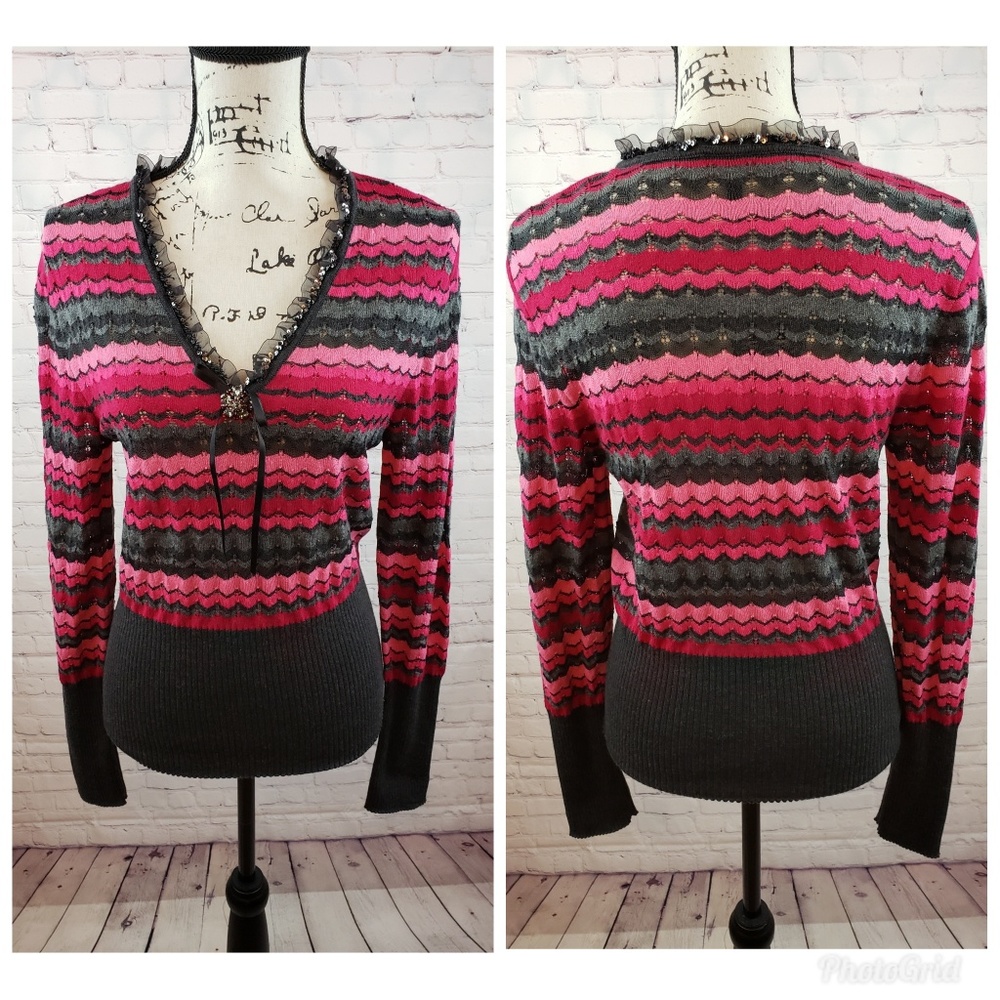 ESCADA V-neck Multi colored Top